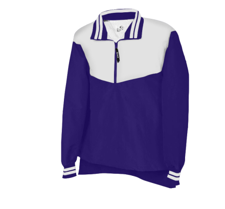 Game Custom Adult Chesapeake Warm-Up Jacket Mens-Purple/White