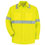Red Kap Mens Long-Sleeve Hi-Vis Shirt with Reflective Striping   5