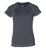 All Sport Ladies Short-Sleeve Contrast-Stitched Tee