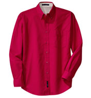 Port Authority® Mens Extended Size Long Sleeve Easy Care Shirt