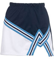 Teamwork Ladies 2 Color A-Line Cheer Skirt With Trim - CLOSEOUT