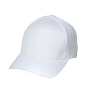 Teamwork Adult Solid White Football Referee Cap - CLOSEOUT