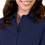 Blue Generation Ladies 3/4 Sleeve Stretch Poplin Blouse 3