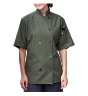 Uncommon Threads South Beach Short Sleeve Chef Coat