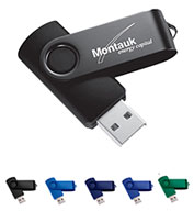 Leeds Rotate 2Tone Flash Drive 8GB