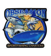 3.5 inch Custom Shape Sublimated Patch